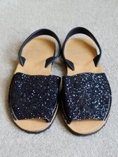 Avarca Menorquina Navy Glitter