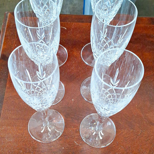 6pc clear cut - cut, crystal