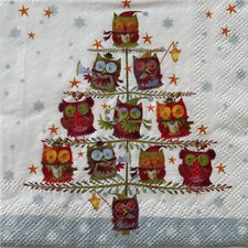 2 x cocktail paper napkins for
