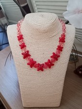  Nikki & Me Lola Rose Elizabeth Kiss Necklace Rouge Crystal, Carmine Quartz ❤️