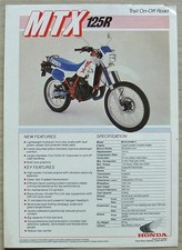 HONDA MTX125R TRAIL ON OFF