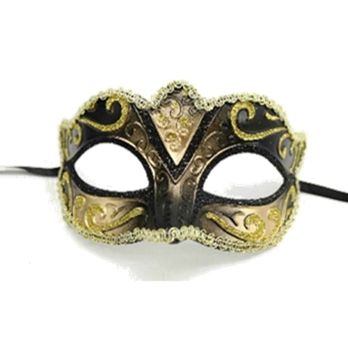Black gold masquerade - ball, eye