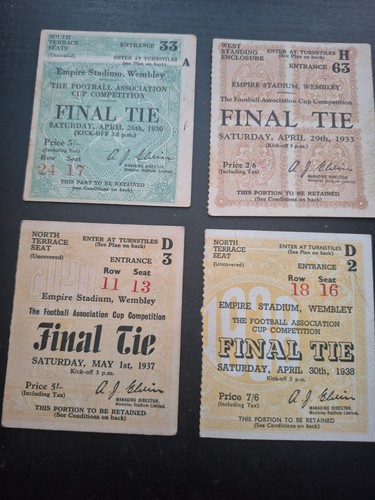Used match tickets k - used, l@@k