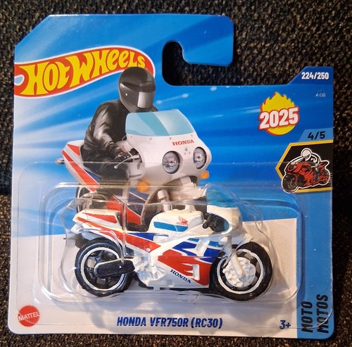 Hotwheels moto honda vfr750r - hotwheels,