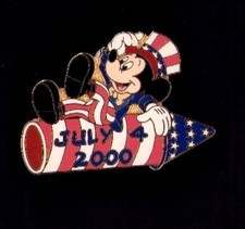 Mickey Mouse on July 4th 2000