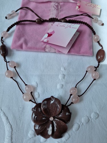 Lola rose necklace - rose,