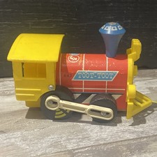 Vintage 1964 Fisher Price Toys Toot Toot Pull Along Train