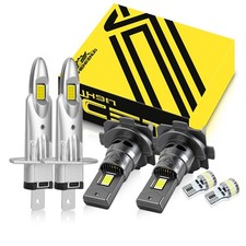 H1 H7 LED Headlight Bulbs 72w