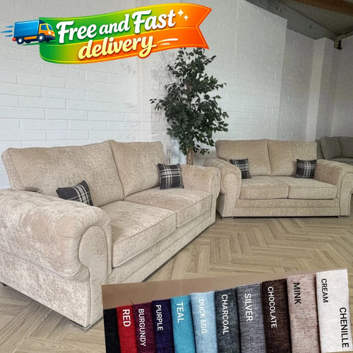 Verona sofa set - beige, cream