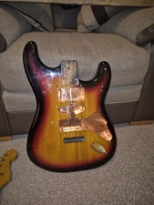 Sunburst stratocaster guitar - sunburst,