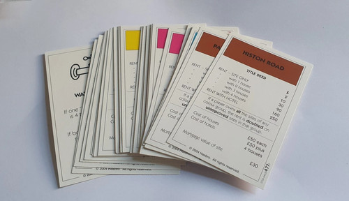 Full set monopoly deed - of,