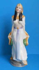 Egyptian Figurine ~ Cleopatra ~ Aynsley ~ Porcelain ~ Very Scarce ~ 21cms