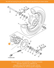 YAMAHA Damper, 4TX-25364-40