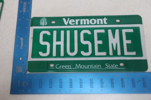 Vermont license plate - vermont, vt