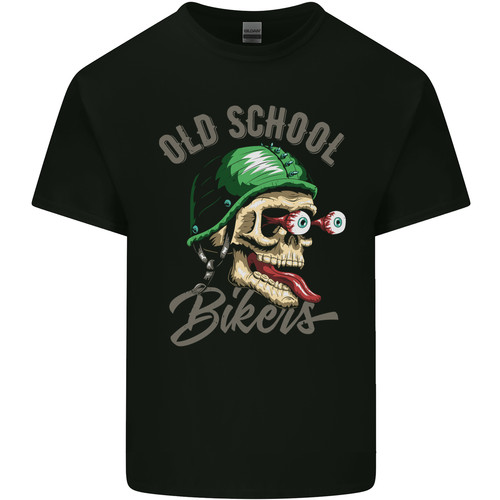 Old school biker motorcycle - old,