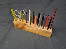 Solid Elm Waney Edge Desk Organiser Pen/Pencil Holder #4