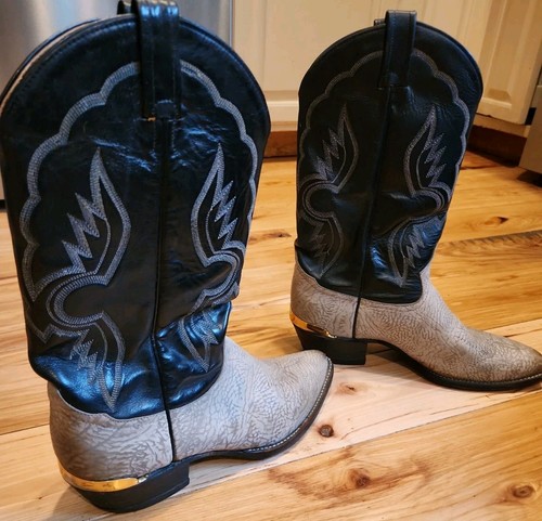 Vintage tony lama mens grey - tony,