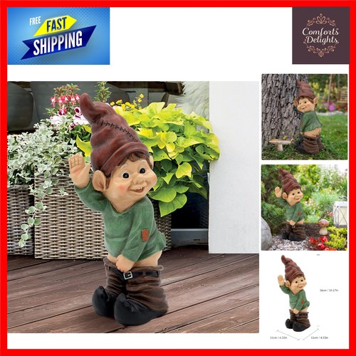 Funny naughty garden gnome - naughty,