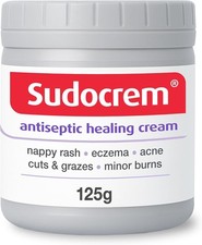 Sudocrem Antiseptic Healing Cream 125g for Nappy Rash, Eczema & Acne