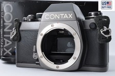 US Duty Free [ Almost unused w/BOX] Contax S2b Black 35mm Film Camera Body #113
