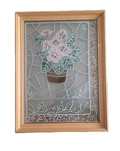 Vintage handpainted faux