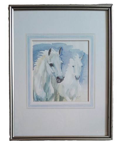 Tiptaft two grey ponies - "two,