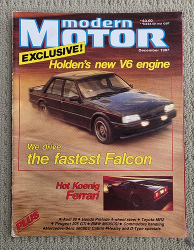 Modern motor magazine - modern, 1987