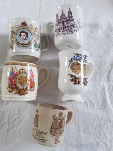 Royal commemorative mugs - 5,