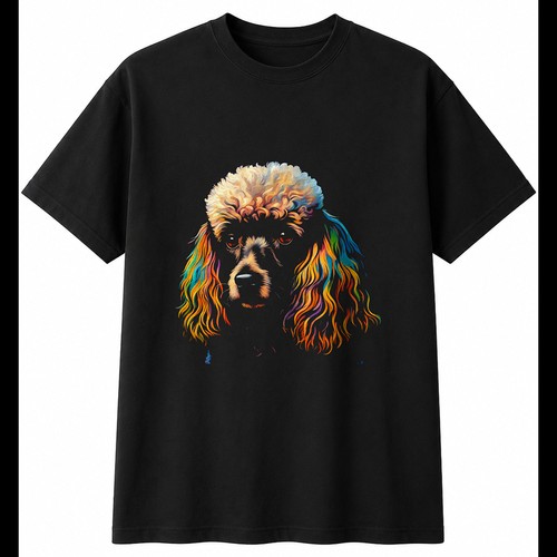 Dark fantasy miniature - dark, poodle