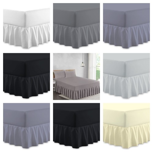 Valance frilled bed - frilled, fitted