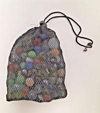 0.5kg Bag of Glass Marbles, Various Sizes, Mixed Colours