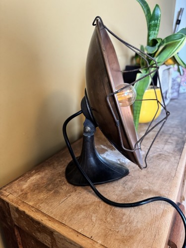 Vintage industrial table lamp - industrial,