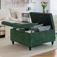 Square Chenille Upholstered