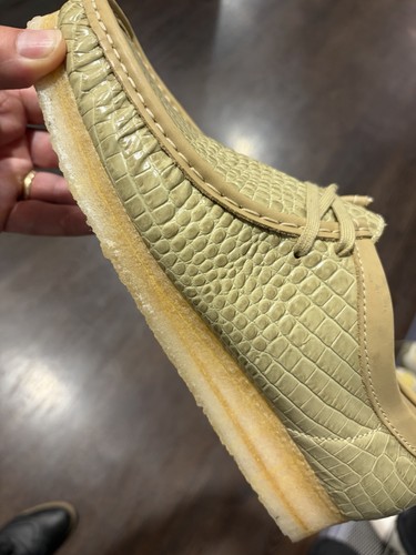 Clarks wallabee maple croc - wallabee,