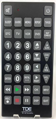 Jumbo universal remote control - universal,