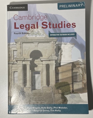 Cambridge legal studies - legal,