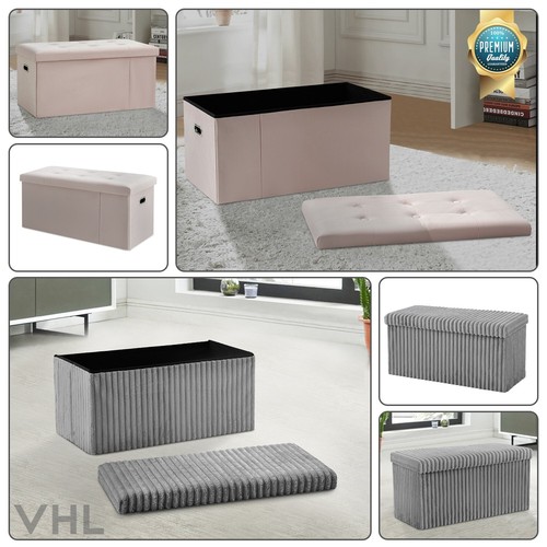 Storage box ottoman foldable - storage,