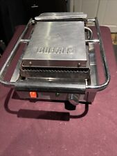 Buffallo Single Ridged Contact Panini Grill