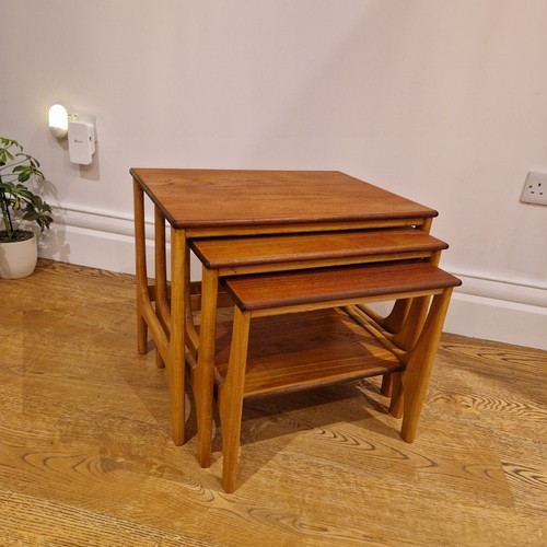 Mid century teak nest - century,