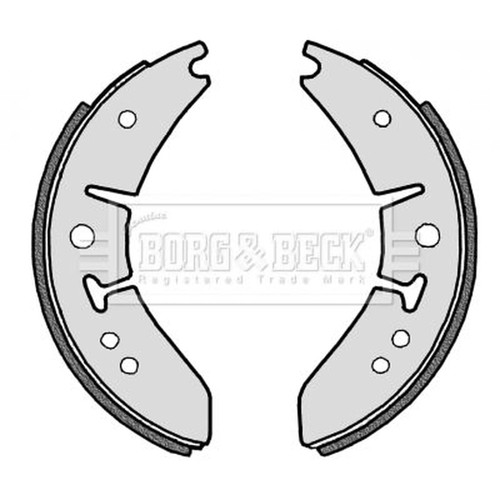 Borg beck brake shoe set - borg,