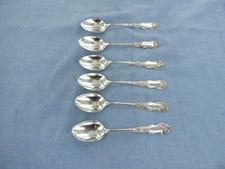AN ANTIQUE SET OF SIX STERLING