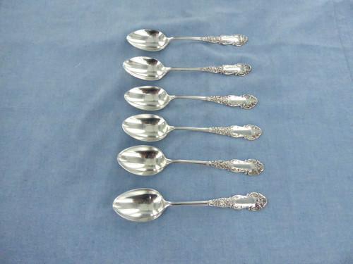 Antique set six sterling - antique,