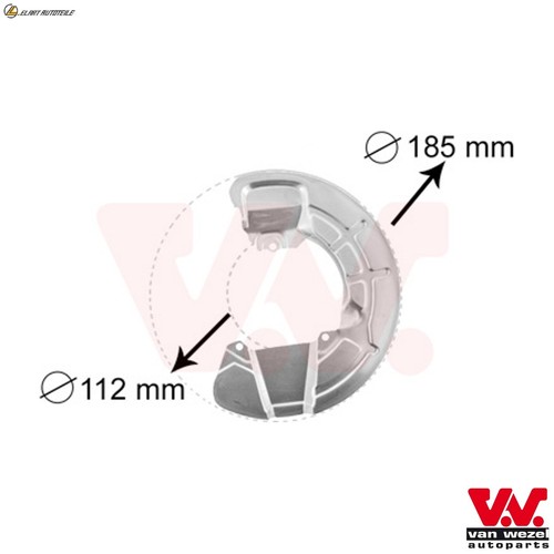 Splash plate brake disc - splash,