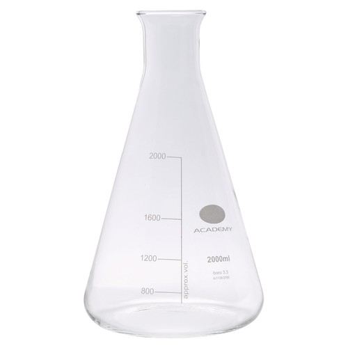 Academy conical flask 2000ml - flask,