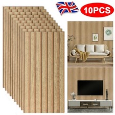 10 Pack PVC 3D Effect Wooden
