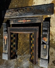 1850’s Solid Slate Fireplace