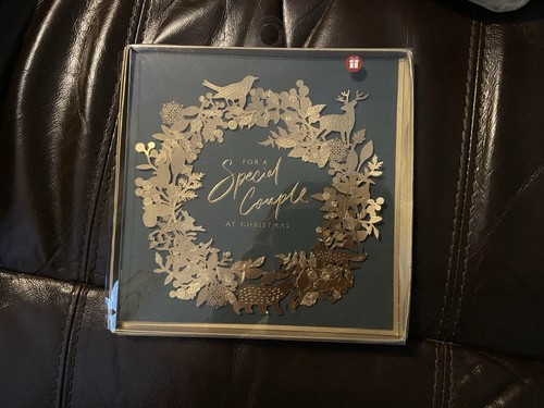 New boxed christmas card - m&s,