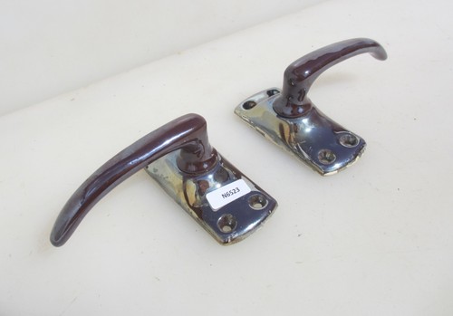 Vintage iron lever door - vintage,