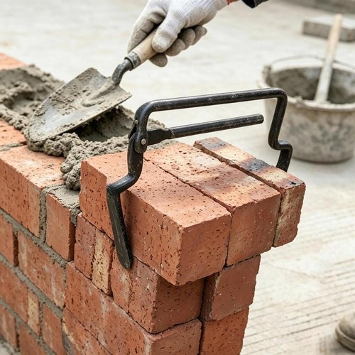 Brick lifting clamp heavy - heavy, duty