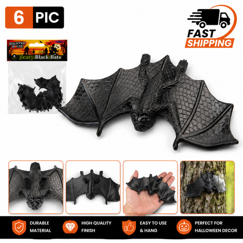 Halloween black bats - halloween,
